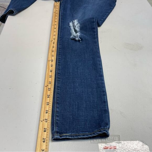 Levi's Women's Skinny Jeans - Dark Blue - Picture 16 of 16